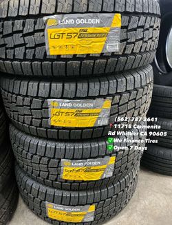 275/65/18 LT Land Golden A/T New Set of Tires Installed and Balanced Set de Llantas Nuevas Instaladas y Balanceadas