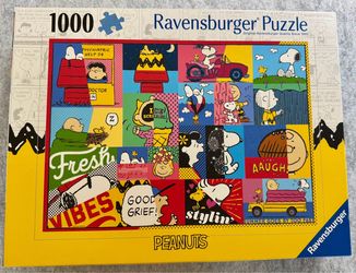 Peanuts Ravensburger 1000 pc puzzle