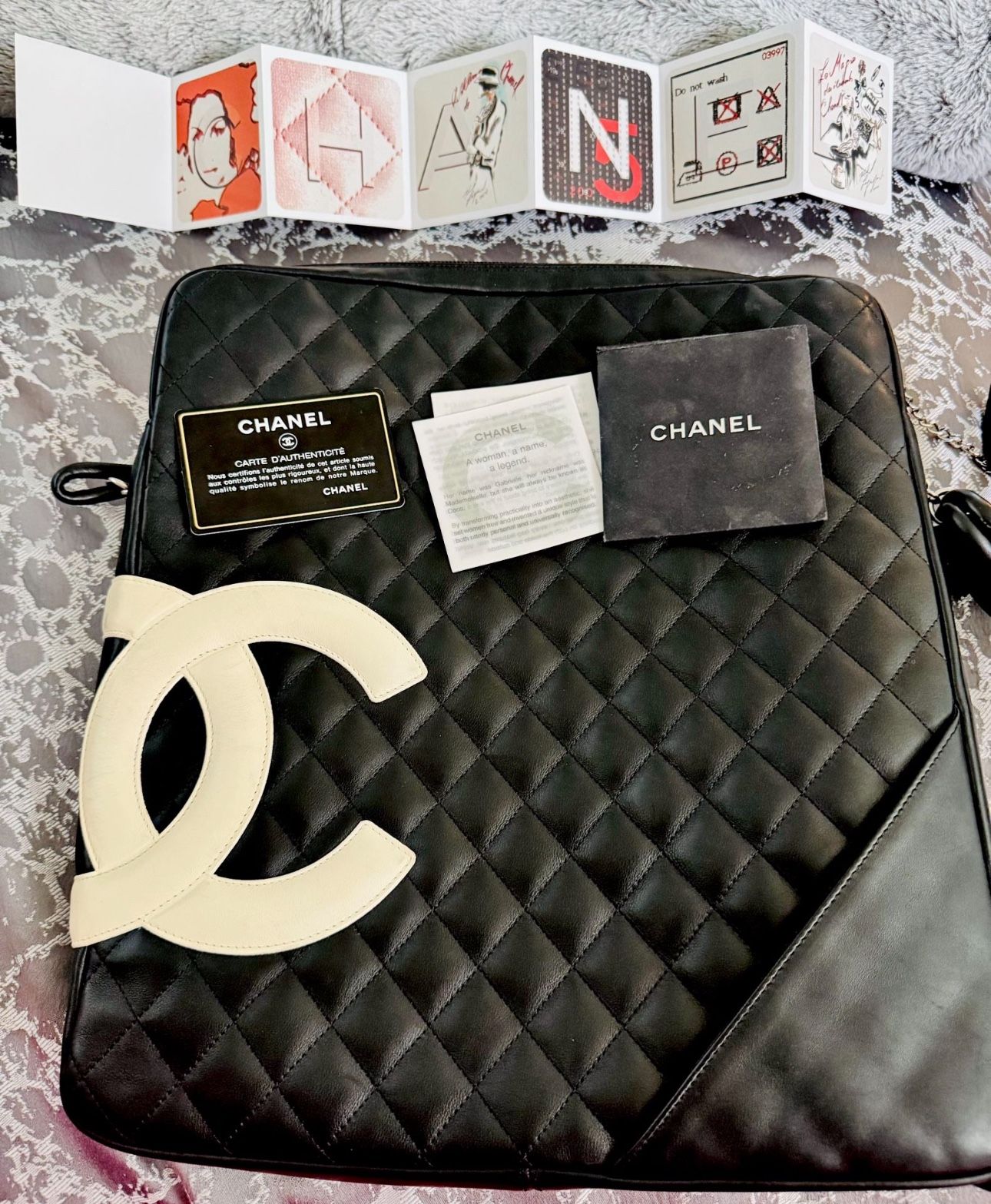 Chanel Cambon Ligne Vertical Tote 