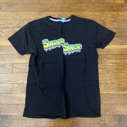 Shred Shop Shirt Black Men S Small Skateboarding 