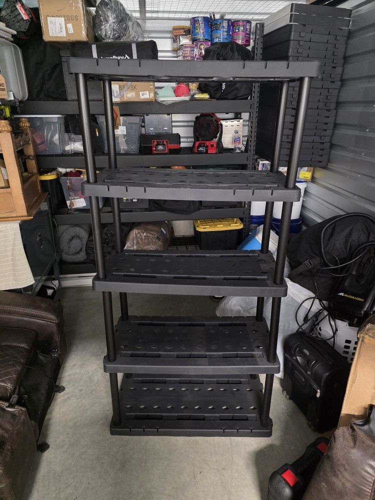 Black Plastic Shelves