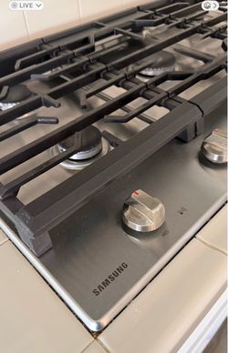 Samsung 5-Burner Gas Cooktop + Hauslane Range Hood