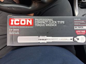 Pair of Icon 3/8 torqe wrenches