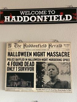 Spirit Halloween Horror Halloween Wood Wall Art