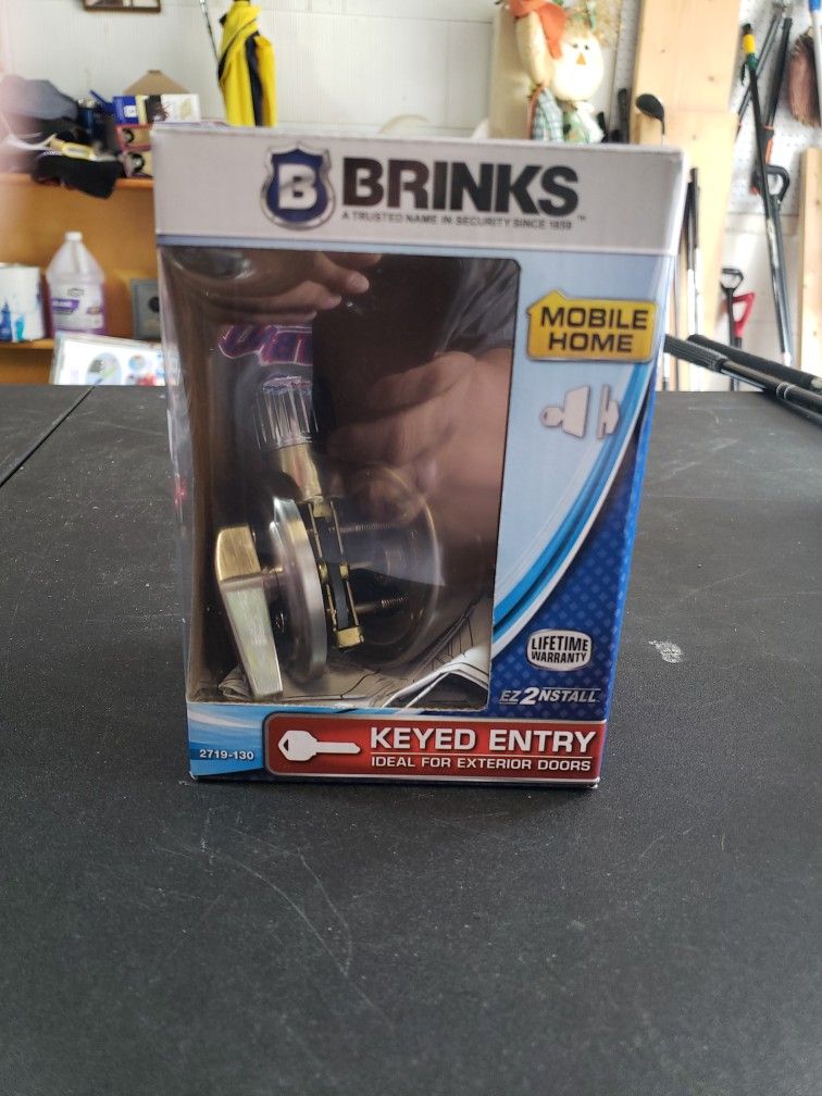 Brinks Keyed Entry Lock.