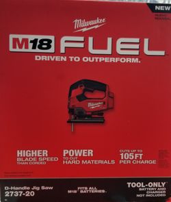Milwaukee Fuel Brushless D-handle jig-saw