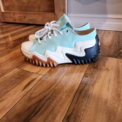 Converse Run Star Motion CX, Chuck Taylor, Unisex Shoes, Baby Blue