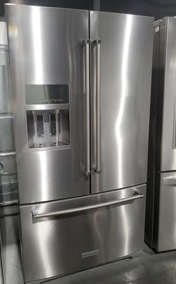 KitchenAid 3-Door Stainless Steel Refrigerator
