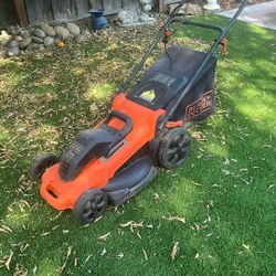 Used “Not Working” Corded Electric Black & Decker Lawn Mower 