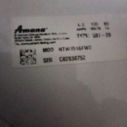 Amana washer