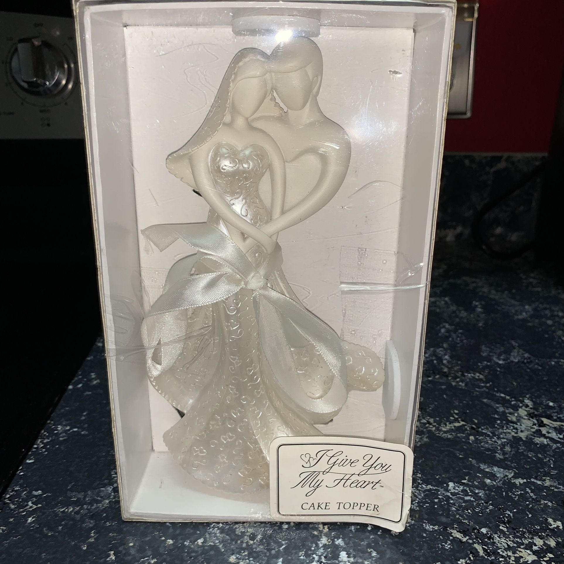 New In Box Wedding Cake Topper