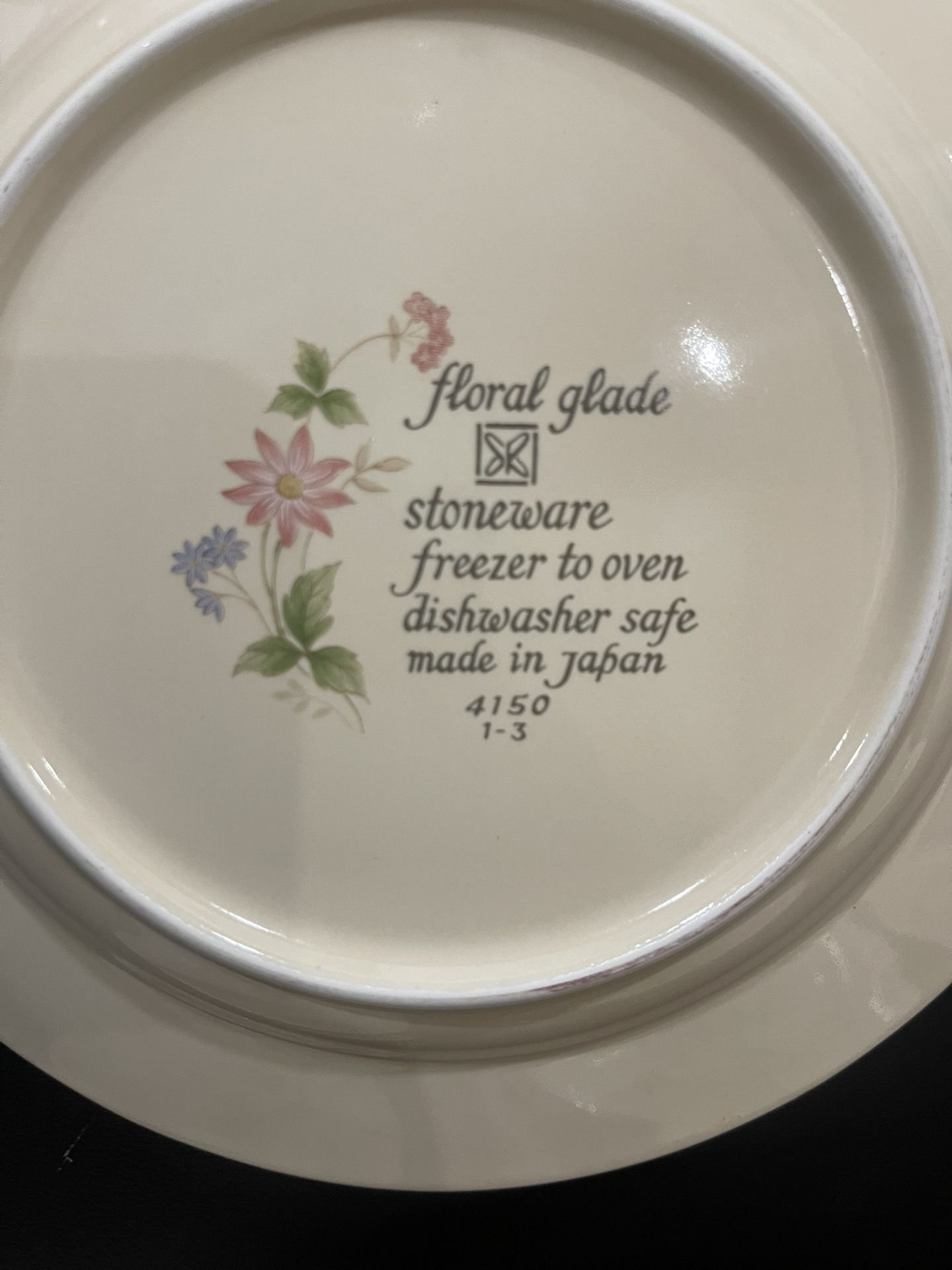 Freezer To Oven Dishwasher Safe Floral Glade Stoneware Excellent Condition 27 PCs Japan