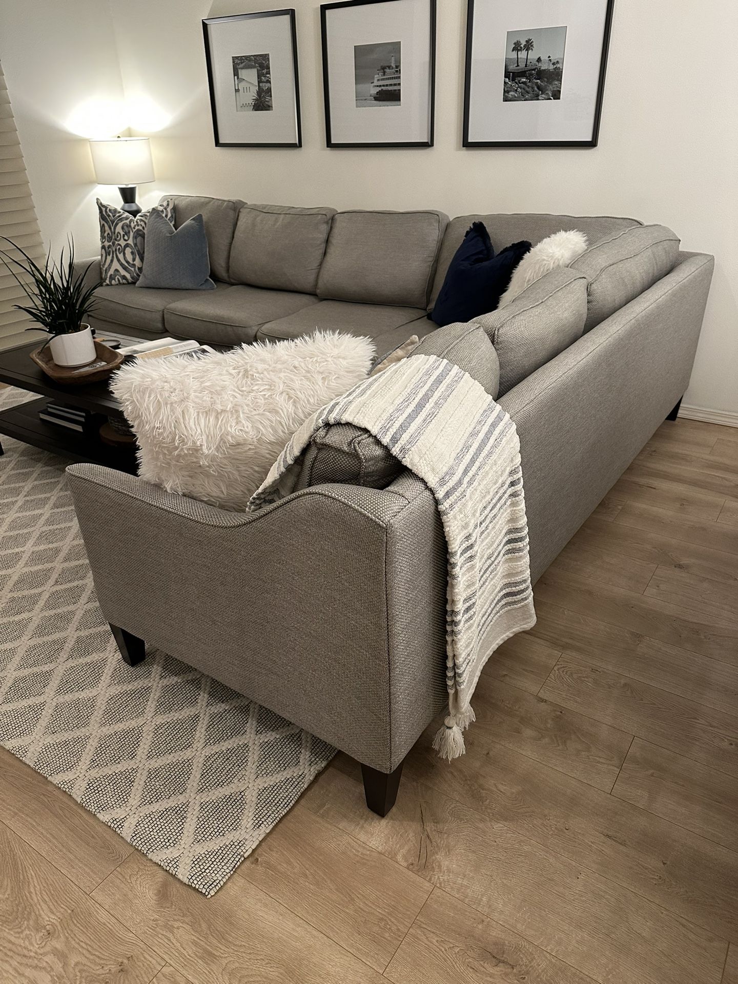 DANIA Gray Sectional