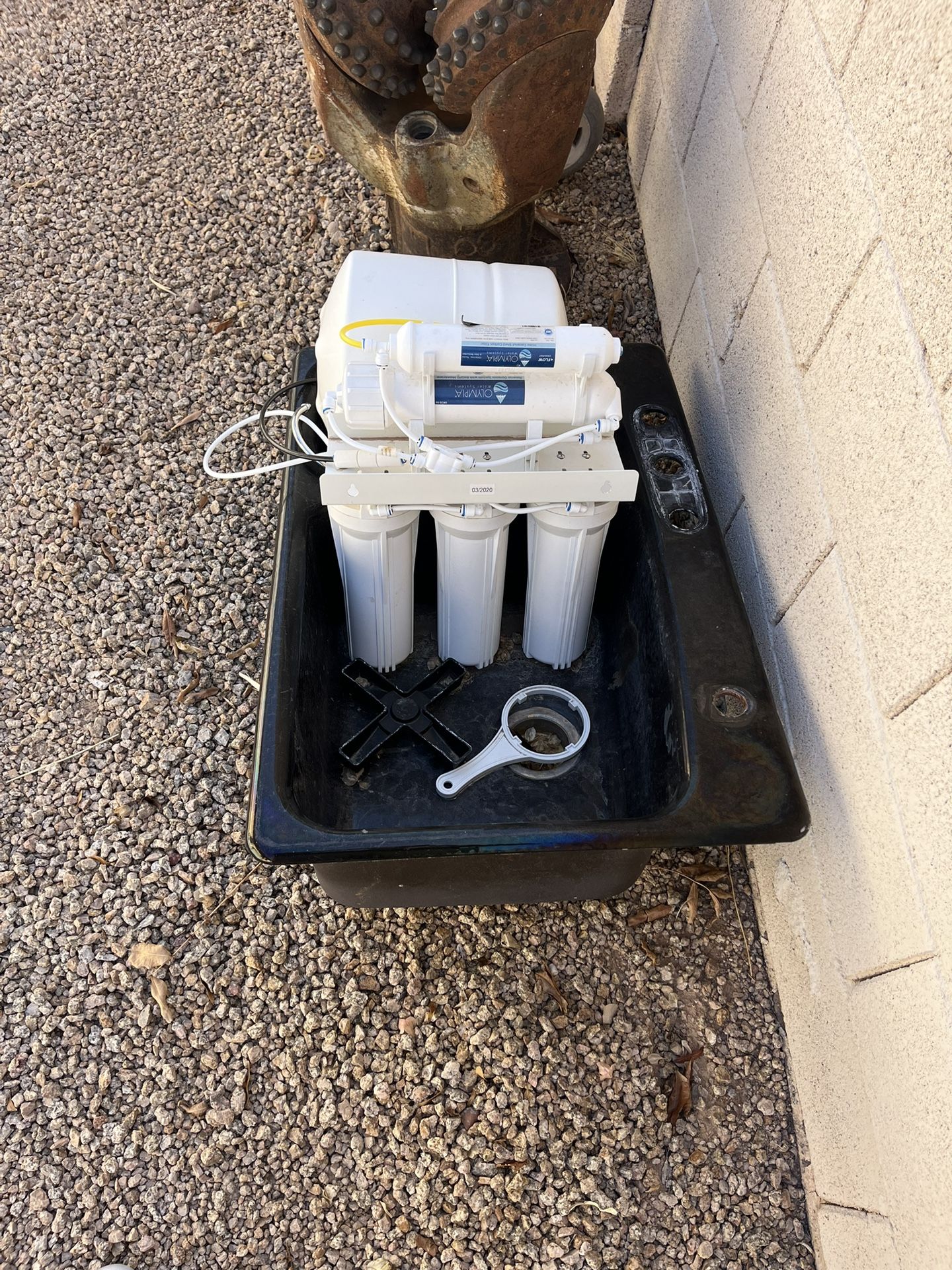 Olympia RO Water System And Cast Iron Sink