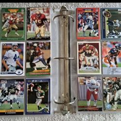 Football Cards from 2011-2012 Large Binder with 904 Cards cash only no shipping  