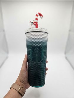Starbucks Holiday Studded Tumbler with Straw Topper