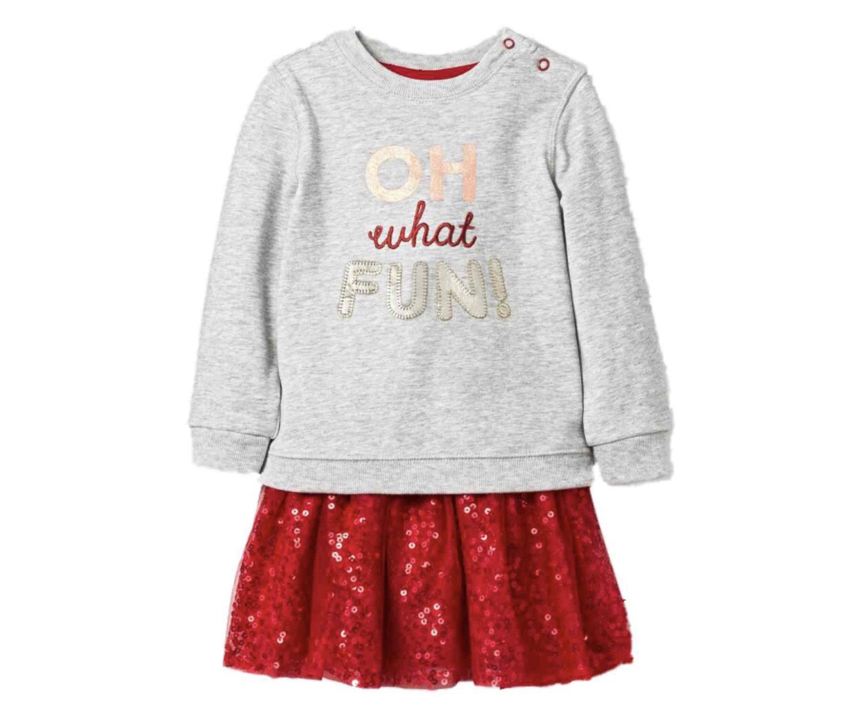 New! Cat & Jack 3PC Holiday Outfit *NB 