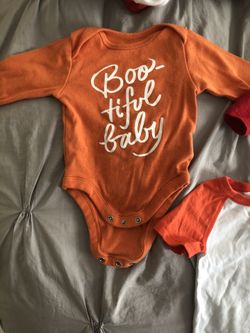 3-6mo Halloween onesie