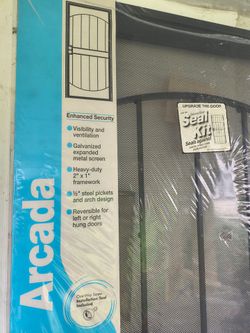 Brand new metal door! Puerta de metal nueva!