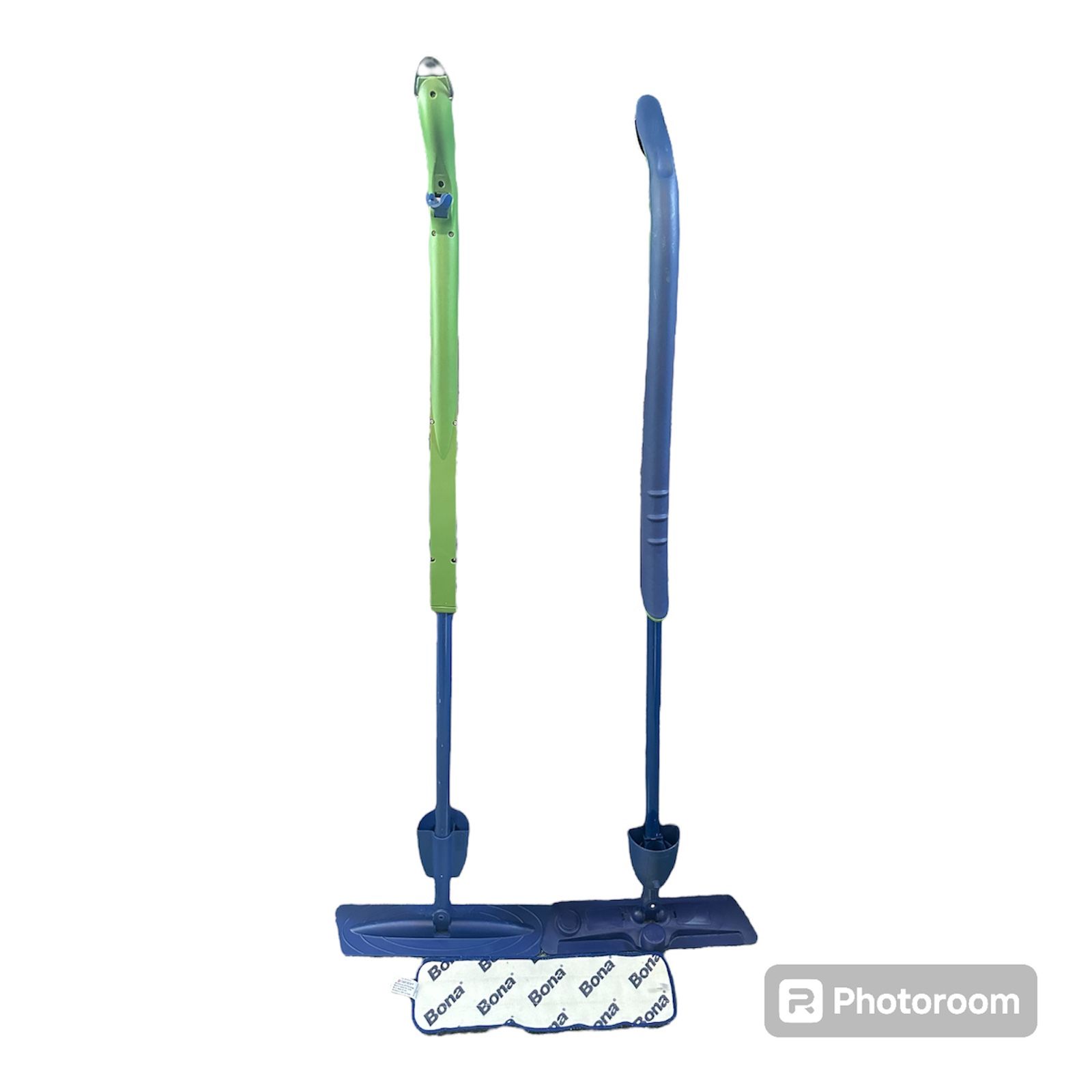 2 Bona Premium Multi-Surface Floor Spray Mops W/Machine Washable Microfiber Cleaning Pad