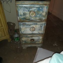 Shabby chic  Night Stand Dresser 