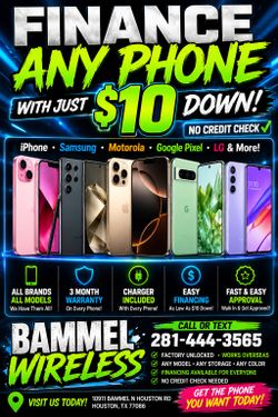 Any Phone For Only $10 Down