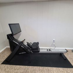 Like New! Aviron Strong Series Rower with Premium Accessories 