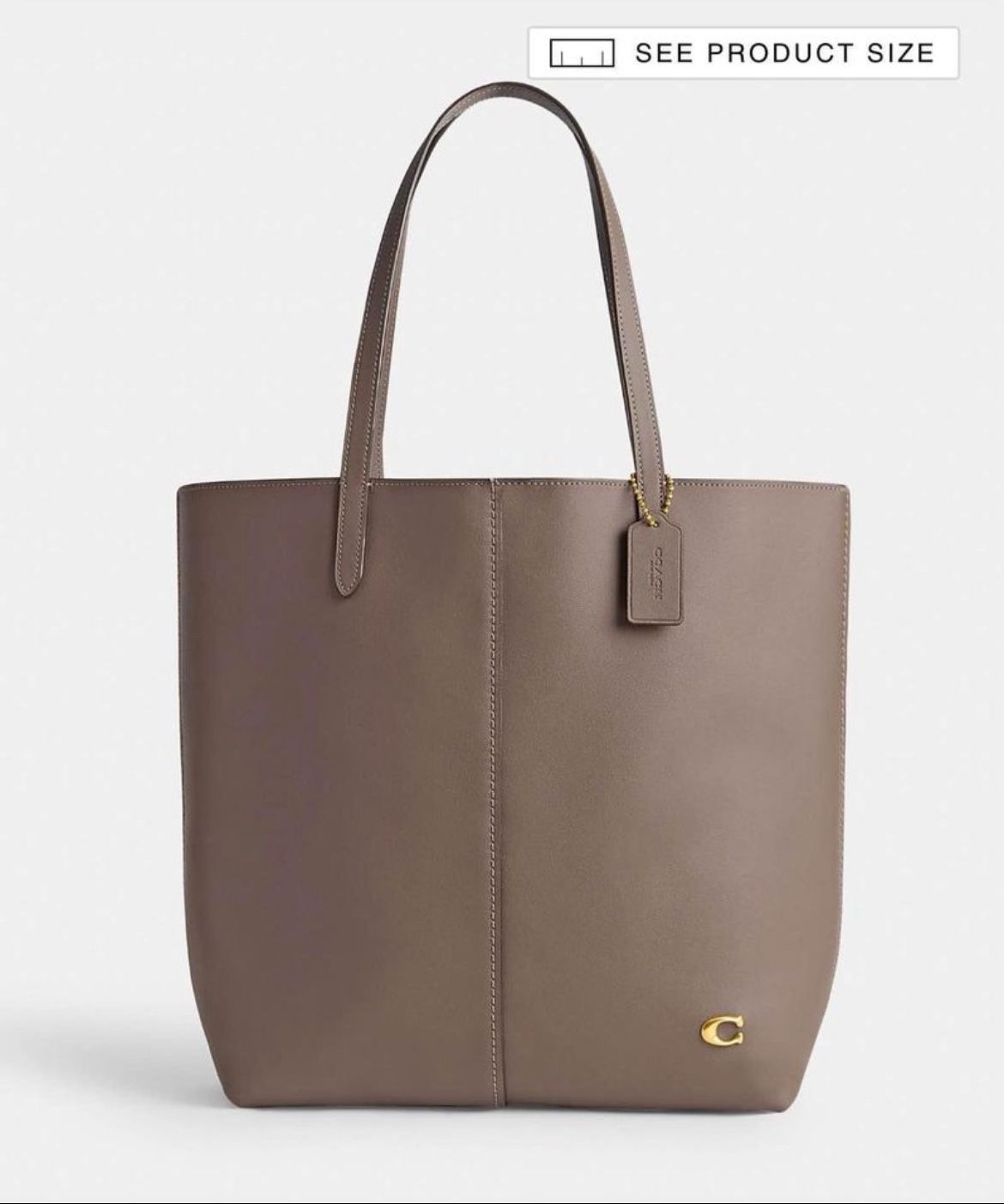 $150 IF YOU PICK UP TODAY - New Coach Nomad Tote in Brass/Dark Stone - originally $435 (including tax)