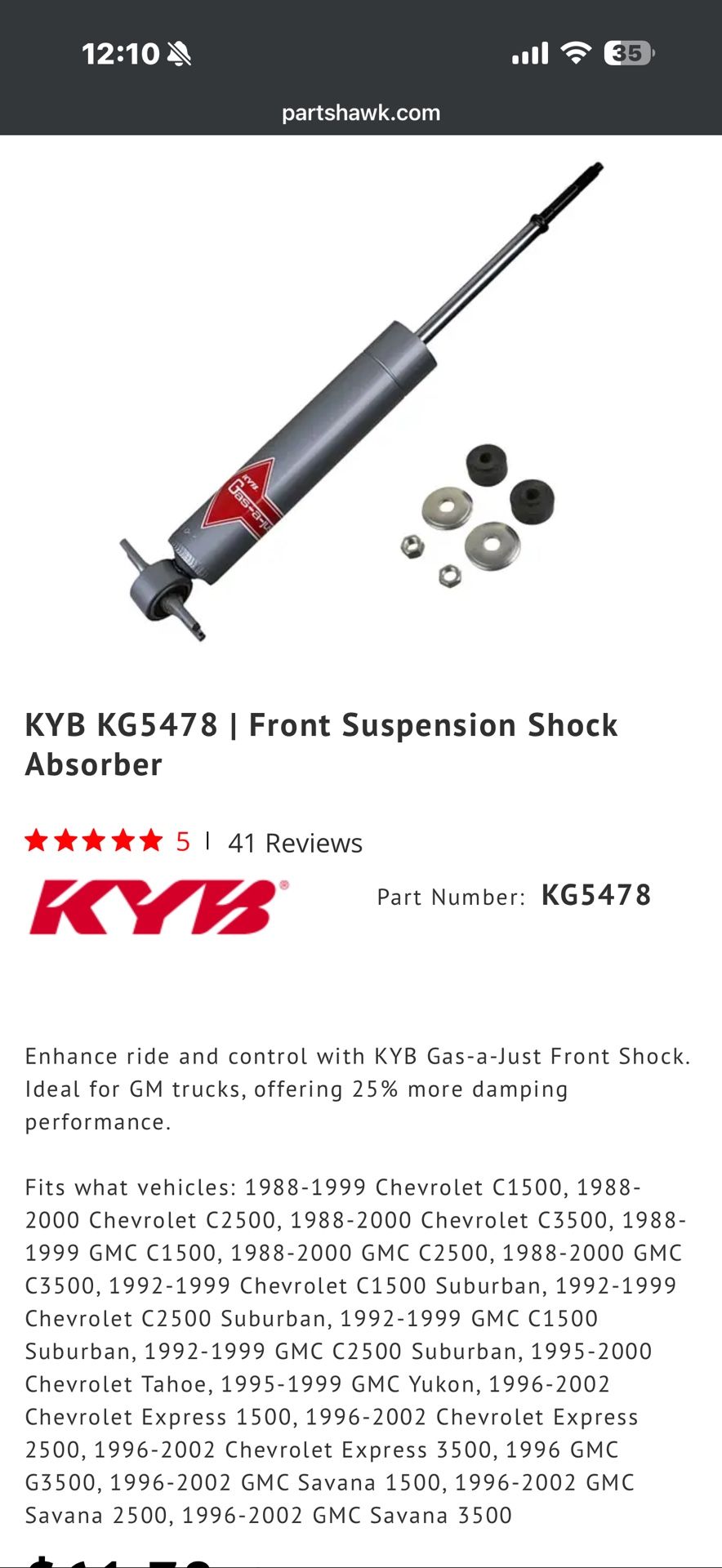 KYB Shocks