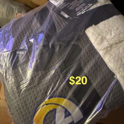 Rams Throw Blanket