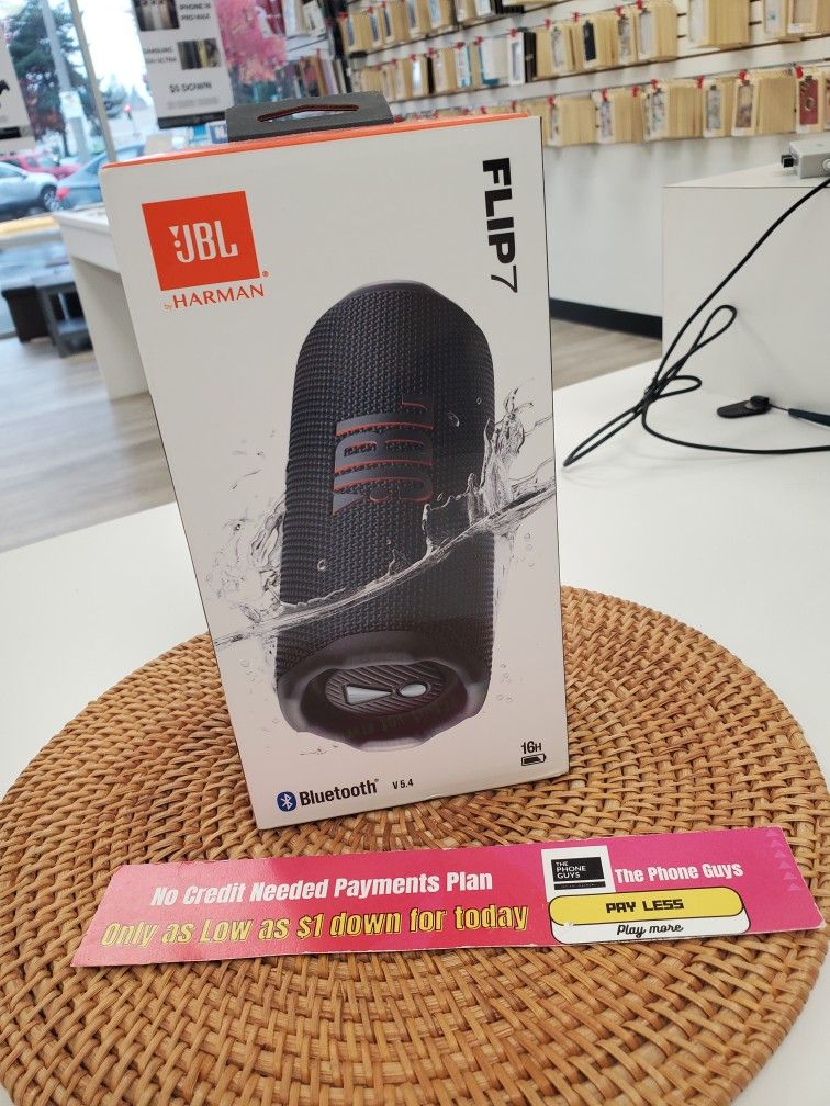๐จ Big Sound, Big Savings โ JBL FLIP 7 Portable Bluetooth Speaker Now $139 or $1 Down! Save Up to $30 with Warranty Coverage