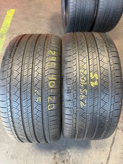 20” tires michelin 295/40/20 semi new with free installation $200 both