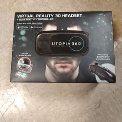 Utopia 360 Degrees Virtual Reality 3D Headset