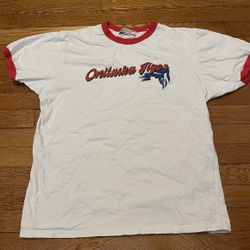 Onitsuka Tiger Men's White Red Ringer Graphic Print Cotton Short Sleeve T-Shirt