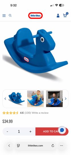 Fisher price rocking horse