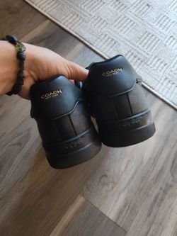 Coach New York Black Leather Sneakers