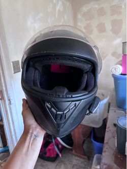 Helmet with bluethooth  woman’s med jacket