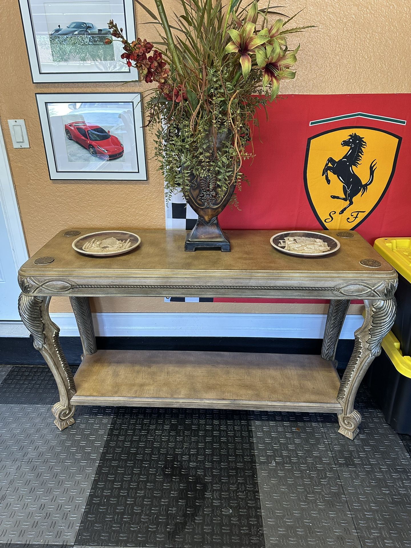 Sofa Table Or Entry Table With Mirror