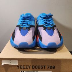 NEW ADIDAS Yeezy Boost 700 Hi-Res Blue Men's Size 9.5 US New With Box