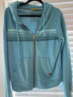 Aviator Nation 5-Stripe Zip Hoodie