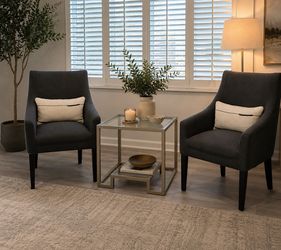 Pair of Modern Accent Chairs