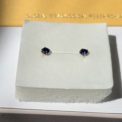 Moissanite 4.0mm  En  Oro 14k Con Certificado