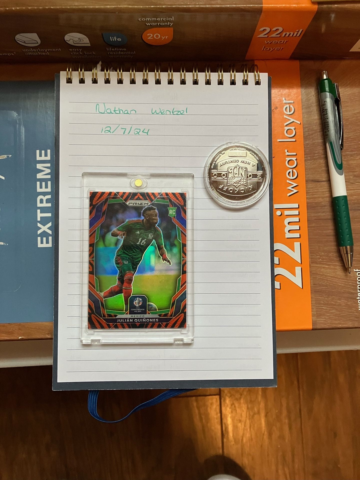 JULIÁN QUIÑONES Prizm Rookie Card