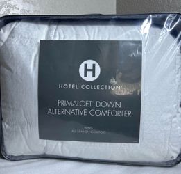 Hotel Collection Primaloft All Season KING Luxury Down Alternative Comforter New