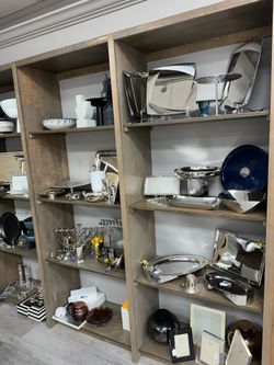 Like new custom wood shelving