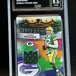 2022 Donruss 🔥 Aaron Rodgers 🔥 All-Pro Kings Jersey 69/299 GMA 8.5 NM-MT 💎 - Green Bay Packers / New York Jets