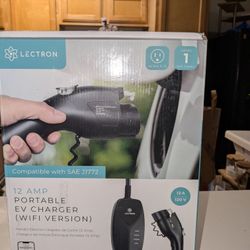Lectron Portable Ev Charger With Wifi Bluetooth Capability Brand New