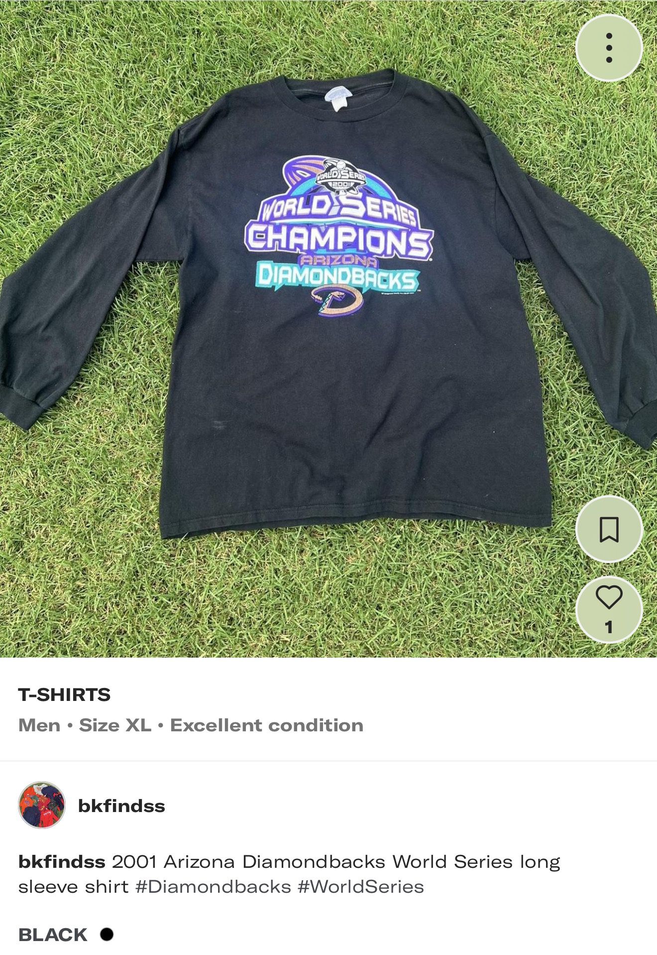 Diamond Backs World Series Long Sleeve