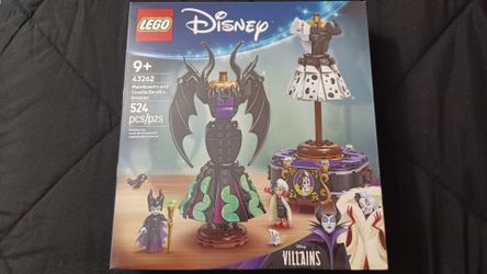 LEGO Disney Villains Maleficent & Cruella De Vil's Dresses (43262, NEW)