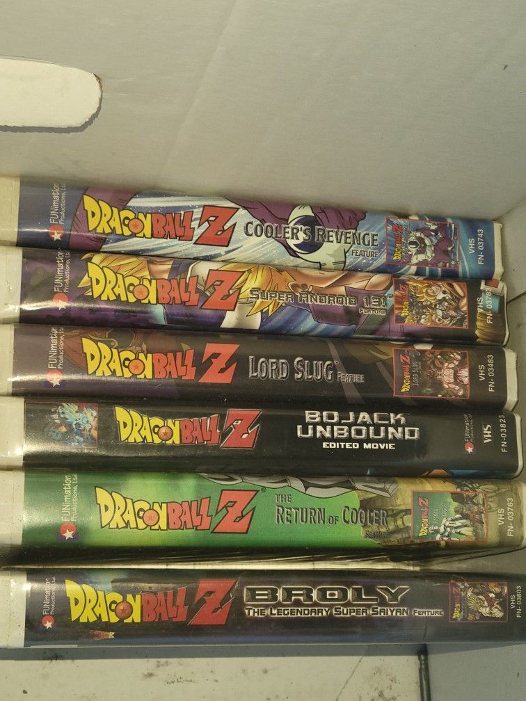 Dragon Ball Z VHS TAPE COMPLETE Sets Dragon Ball Z, Frieza, Cell